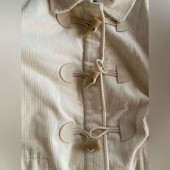 Vintage Ralph Lauren Jacket Rare womens corduroy Ivory Horn Buttons Sz L  NWT - Picture 15 of 16